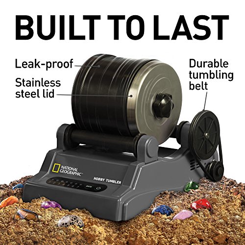 NATIONAL GEOGRAPHIC Rock Tumbler Kit with Gemstones