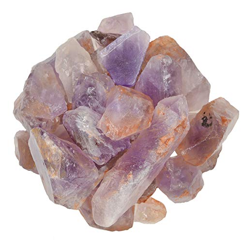 Hypnotic Gems Materials: 18 lbs Rough Bulk Ametrine Stones from Bolivia - Raw Natural Crystals for Cabbing, Tumbling, Lapidary, Polishing, Wire Wrapping, Wicca & Reiki Crystal Healing