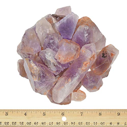 Hypnotic Gems Materials: 18 lbs Rough Bulk Ametrine Stones from Bolivia - Raw Natural Crystals for Cabbing, Tumbling, Lapidary, Polishing, Wire Wrapping, Wicca & Reiki Crystal Healing