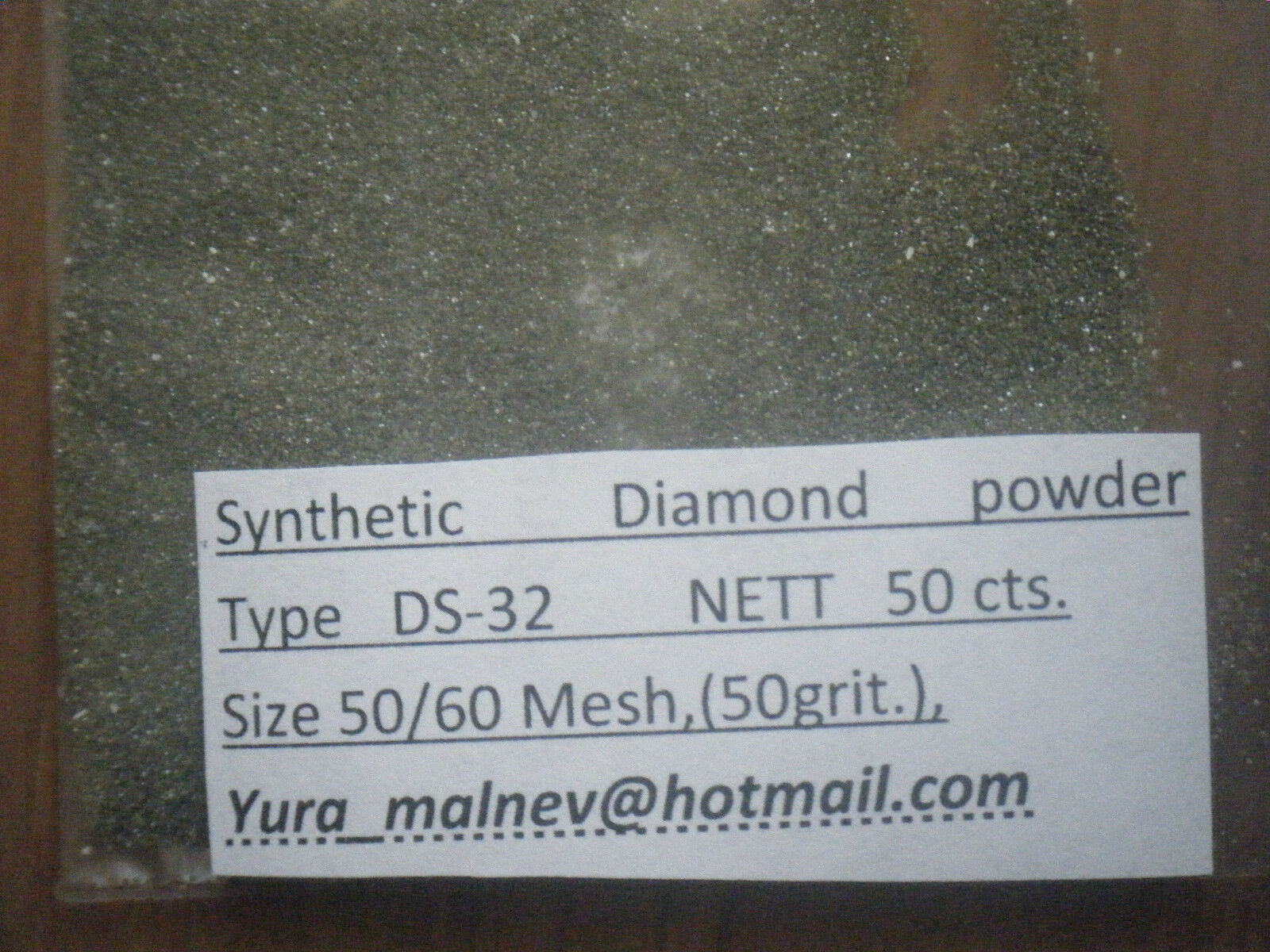 325-50 Grit Diamond Powder: 25 Carats, 5 Grams