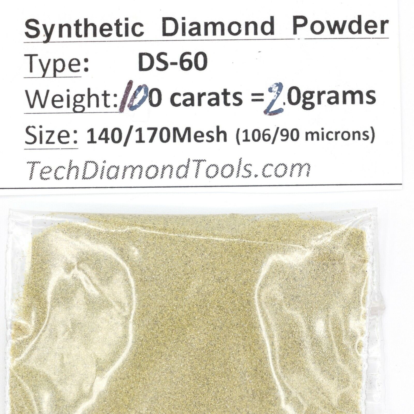 Lapidary Grinding Diamond Powder - 325 to 50 Grit
