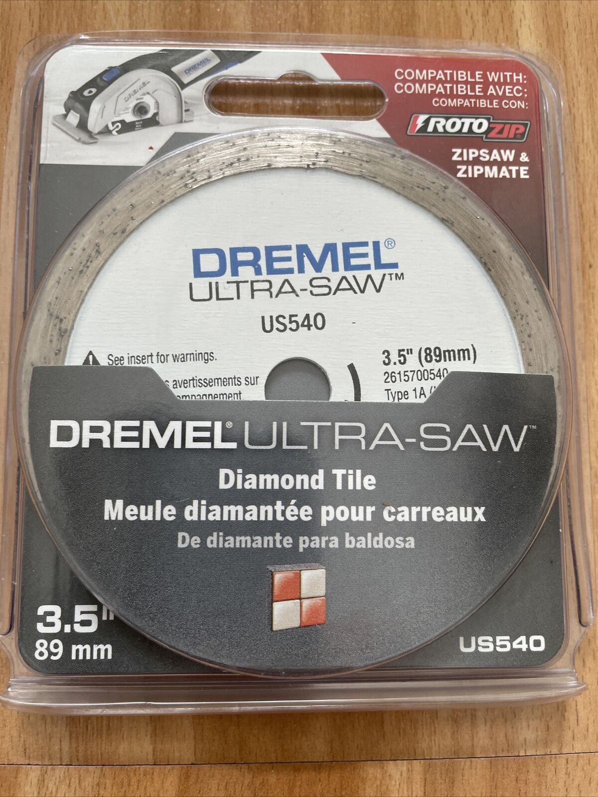 Dremel US540-01 Ultra-Saw 3.5" Diamond Blade for Lapidary