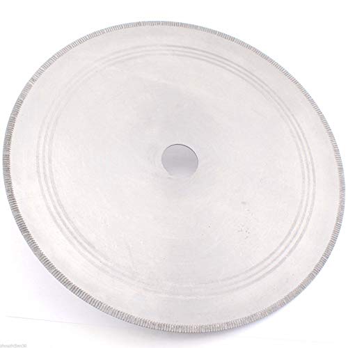 14" Lapidary Diamond Saw Blade Notched Rim Rock Slab Arbor W bushing 3/4" 5/8"
