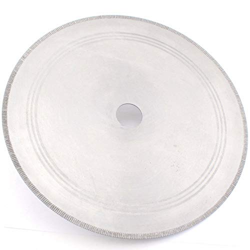 ILOVETOOL 14" Lapidary Diamond Saw Blade Notched Rim Rock Slab 25mm Arbor 1'' W Bushing 3/4" 5/8"
