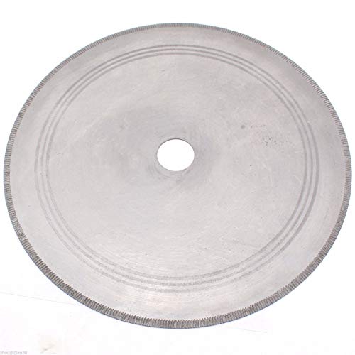 14" Lapidary Diamond Saw Blade Notched Rim Rock Slab Arbor W bushing 3/4" 5/8"