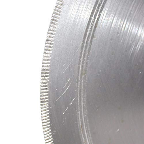 ILOVETOOL 14" Lapidary Diamond Saw Blade Notched Rim Rock Slab 25mm Arbor 1'' W Bushing 3/4" 5/8"