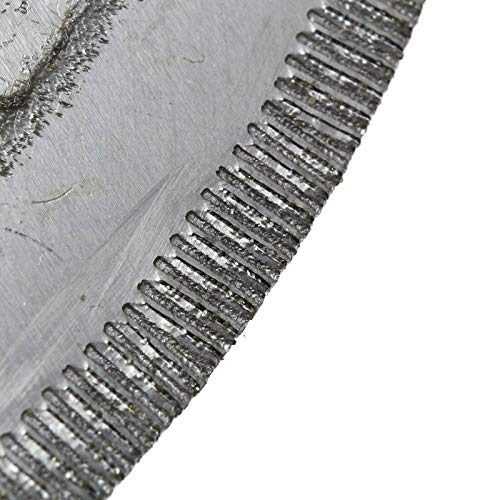 ILOVETOOL 14" Lapidary Diamond Saw Blade Notched Rim Rock Slab 25mm Arbor 1'' W Bushing 3/4" 5/8"
