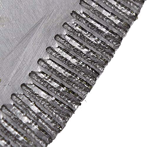 KATSUSO 16" inch Diamond Cutting Disc Lapidary Saw Blade Disk Notched Rim Thickness 2mm Jewelry Tools for Stone Gemstone Rock Slab - (Hole Diameter: 25mm w bushing 16mm)