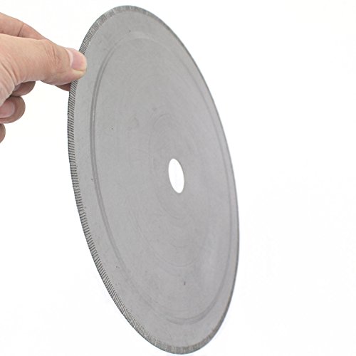 ILOVETOOL 14" inch Notched Rim Thickness 0.05" Lapidary Diamond Saw Blade Rock Slab with Bushing 5/8" Tools for Stone Gemstone