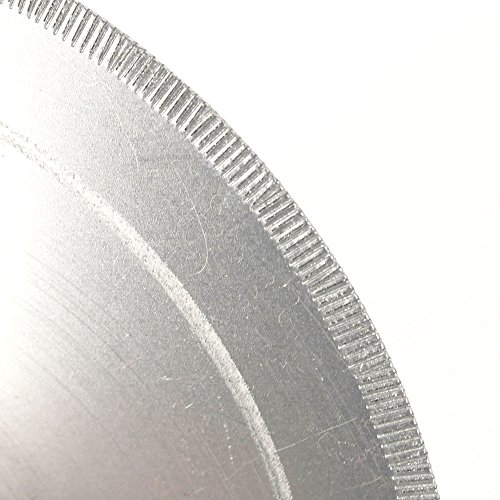 ILOVETOOL 14" inch Notched Rim Thickness 0.05" Lapidary Diamond Saw Blade Rock Slab with Bushing 5/8" Tools for Stone Gemstone