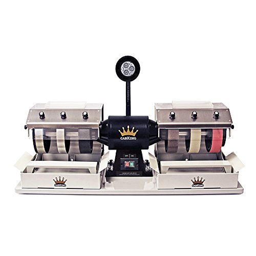 CabKing 8" Cabbing Machine - Lapidary Rock and Jewelry Gem Grinder Polisher - Model CABKING-8V1