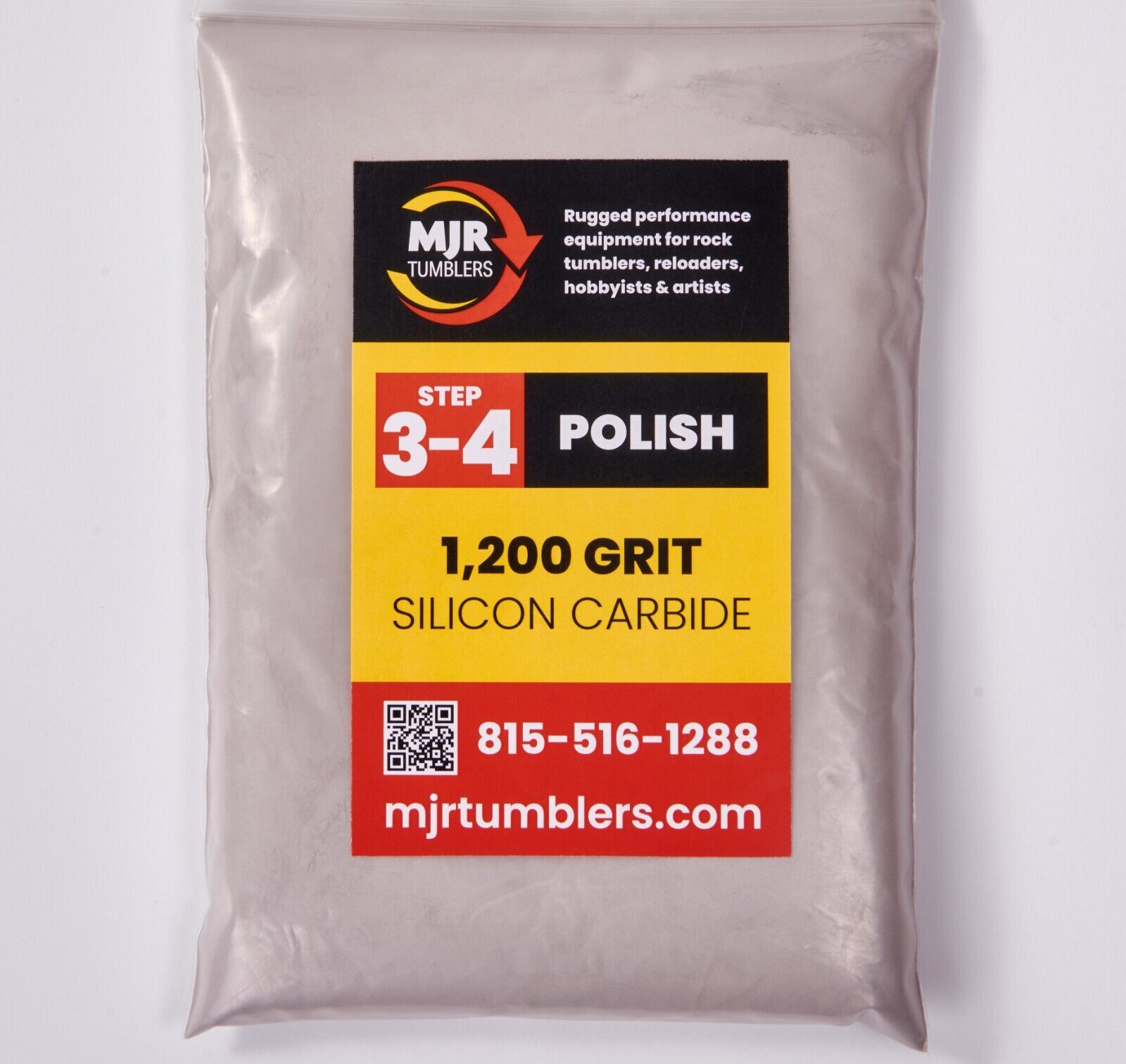 6 Step 15lb Lapidary Rock Tumbler Grit Kit