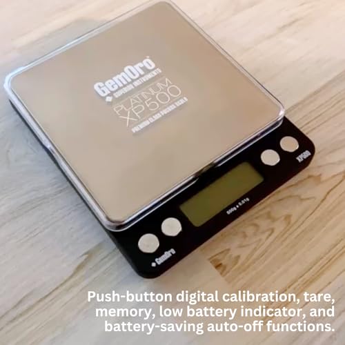 GemOro Platinum XP500 | Precision Portable Jewelers Countertop Scale