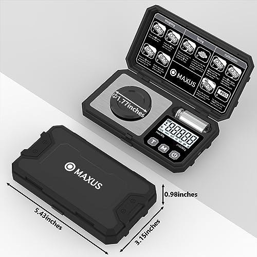 MAXUS Milligram Scale with Calibration Weight and Accessories