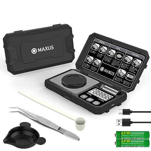 MAXUS Milligram Scale with Calibration Weight and Accessories