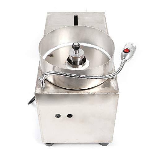 Gem Faceting Machine, 0-3000RPM w/ Pump Lapidary Ddigital Jewelry Polisher Jewelry Jade Rock Angle Polisher Grinder 180W (Silver)