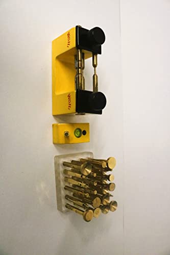 WOHI Combo Offer of 24 Brass DOP STICKS – (2,3,4,5,6,7,8,9,10,11,12,13mm), Jig Transfer, Angle DOP 45/90° used Faceting and Lapidary of Gemstones