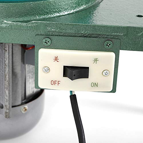 Professional Gem Faceting Machine - 110V 180W Jewelry Polishing and Grinding Tool with 6 Inch Polishing Disc, Lapidary Rock Bench Lathe Polisher for Gemstones, Jade, and Rings