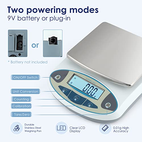 Precision Digital Lab Analytical Balance for Lapidary Jewelry
