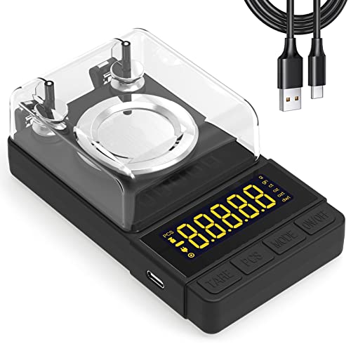 50g High Precision Gem Scale Milligram with Calibration Weight