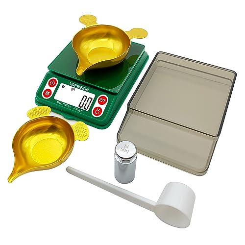 TOPWEIGH Digital Grain Scale, 1500 Grains - Green