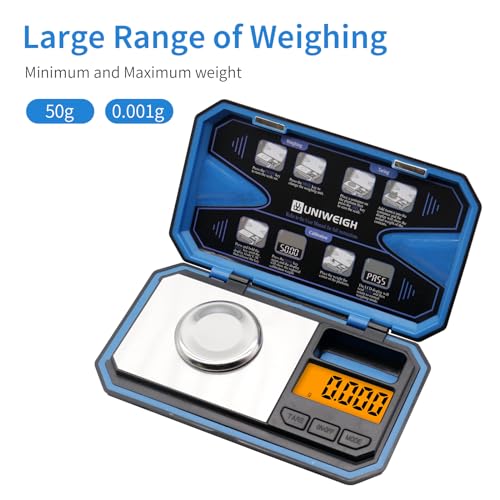 UNIWEIGH Milligram Scale with Accessories for Precise Measurements