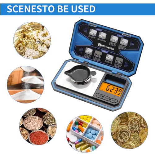 UNIWEIGH Milligram Scale with Accessories for Precise Measurements