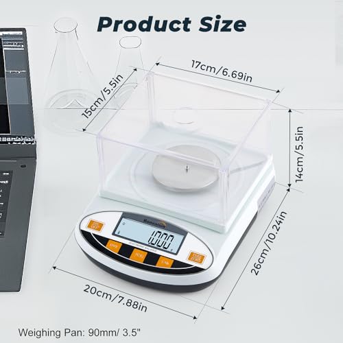 High Precision 500g Lab Scale for Jewelry Weighing