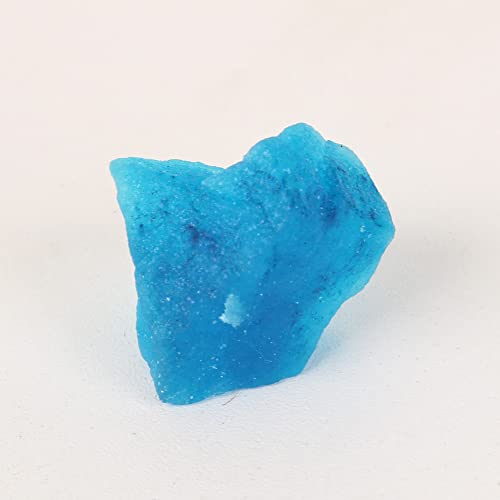 REAL-GEMS 71 Ct. Natural Royal Blue Aquamarine Perfect Raw Rough Loose Gemstone For Lapidary AXD-647