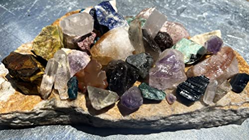 Gem Mining Rough Stone Mix - 8lb Paydirt | 2 Pack Special