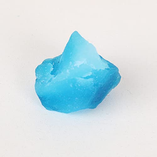 REAL-GEMS 71 Ct. Natural Royal Blue Aquamarine Perfect Raw Rough Loose Gemstone For Lapidary AXD-647