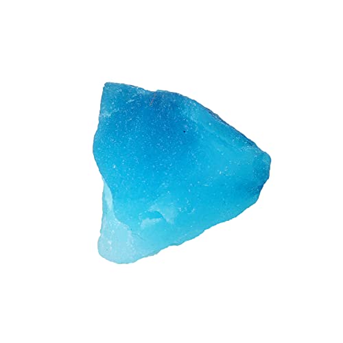 REAL-GEMS 71 Ct. Natural Royal Blue Aquamarine Perfect Raw Rough Loose Gemstone For Lapidary AXD-647