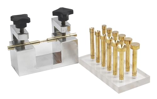 6mm Brass Dop Stick on Acrylic Base for Lapidary Faceting Machine & Aluminium Jig Transfer