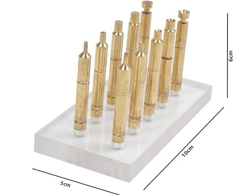 Aluminum Jig Transfer & Angle DOP 45/90 22 Brass DOP Stick Lapidary Faceting Machine Pack of 4