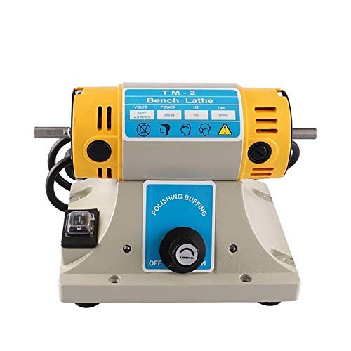 TOPCHANCES 110V Mini Table Saws DIY Jewelry Lapidary Equipment, Benchtop Buffer Rock Grinder Polishing Machine