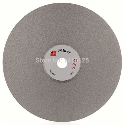 KATSUSO 4Pcs 6" inch Grit 320 600 1200 3000 Diamond Grinding Disc Coated Flat Lap Disk Abrasive Wheel Lapidary Tools Gemstone Jewelry