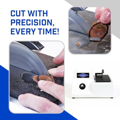 Hi-Tech Diamond Lapidary Trim Saw - Includes Two Blades