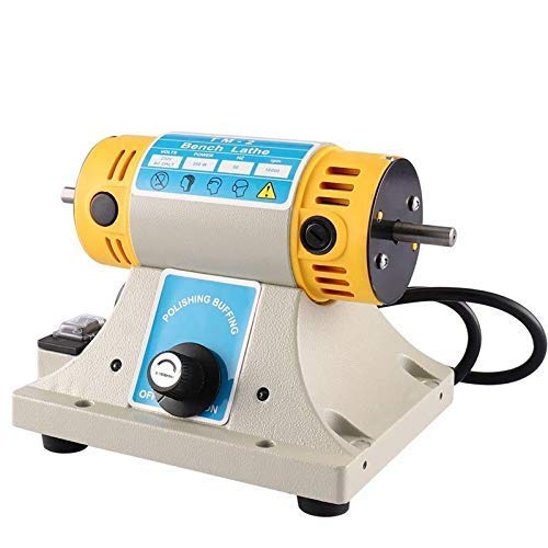 TOPCHANCES 110V Mini Table Saws DIY Jewelry Lapidary Equipment, Benchtop Buffer Rock Grinder Polishing Machine