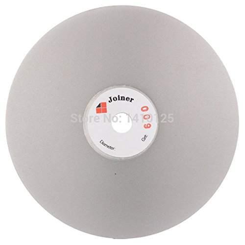 KATSUSO 4Pcs 6" inch Grit 320 600 1200 3000 Diamond Grinding Disc Coated Flat Lap Disk Abrasive Wheel Lapidary Tools Gemstone Jewelry