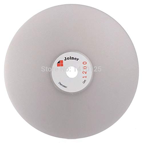 KATSUSO 4Pcs 6" inch Grit 320 600 1200 3000 Diamond Grinding Disc Coated Flat Lap Disk Abrasive Wheel Lapidary Tools Gemstone Jewelry