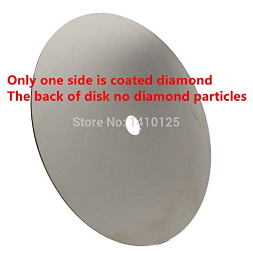 KATSUSO 4Pcs 6" inch Grit 320 600 1200 3000 Diamond Grinding Disc Coated Flat Lap Disk Abrasive Wheel Lapidary Tools Gemstone Jewelry