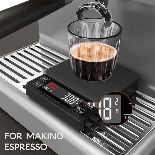 MAXUS Coffee Scale with Timer - 2000g Precision