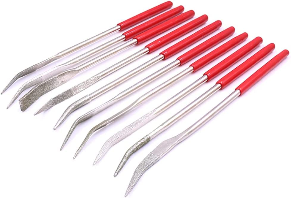 Diamond Coated Mini Needle File Set for Lapidary