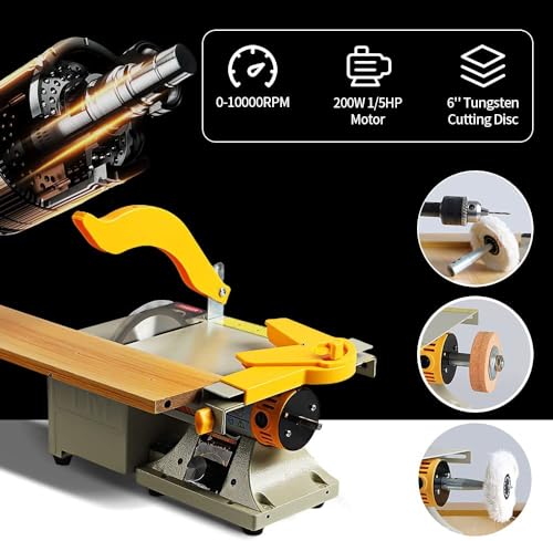 Upgrade Jewelry Lapidary Saw for Cutting Rocks DIY Lapidary Equipment Lapidary Saw, Precision Mini Table Saw Hobby Rock Cutting Saw,Machine Tabletop Saws for Drilling Crafts, Left Benchtop