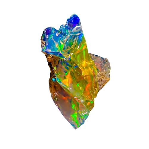 Ethiopian Opal Rough Gems - 7.6 Carat Fire Jumbo