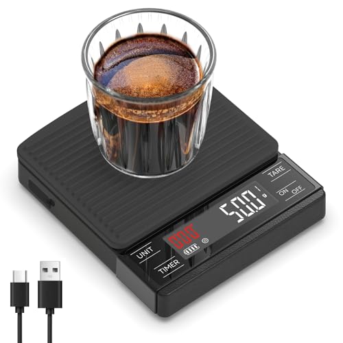 MAXUS Coffee Scale with Timer - 2000g Precision