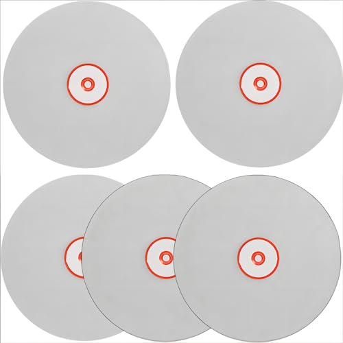 5PCS 8" x 1/2" Diamond Polishing Disc Set