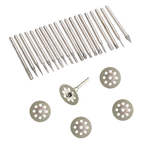 Diamond Burr Set for Grinding, Carving, Notching Stone