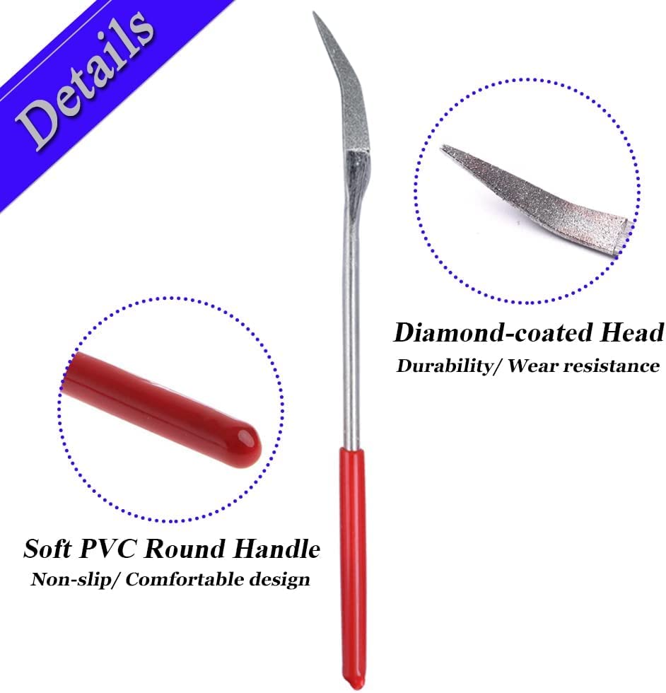 Diamond Coated Mini Needle File Set for Lapidary