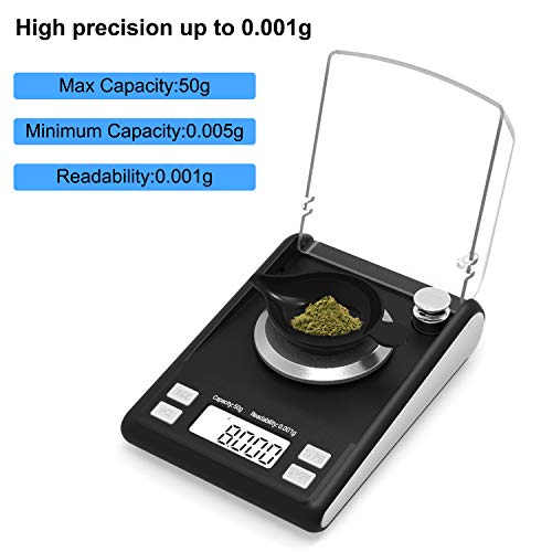 MAXUS 50g x 0.001g Milligram Reloading Scale Kit